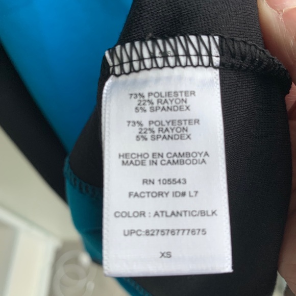 Derek Lam X Kohl’s Fitted Boatneck Dress Blue and Black  Size XS - Picture 6 of 6